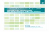 Institute for Safe Medication Practices (ISMP) Guidance on the … · 2019-12-16 · Automated dispensing cabinets (ADCs) are computerized drug storage devices or cabinets that allow