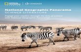 National Geographic Panorama - PreK–12 School Digital ... · Introducing National Geographic Panorama: Science Reading through the lens of science, ... • All titles available