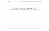 A Guide to Developing Applications with Omron OPC products...OMRON A Guide to Developing OPC Applications using CX-Server OPC Page 7 The OPC Foundation provides for a specification