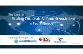 The Case for Scaling Corporate Venture Investment...2017/04/26  · Research by BCG Boston Consulting Group – April 2016 Michael Brigl, Max Hong, Alexander roos, Florian Schmieg