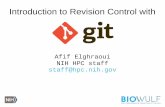 Introduction to Revision Control with - NIH HPC · 3/28/2019  · git merge Git can automatically merge branches if there are no conflicting changes. Merge conflicts are presented