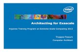 Architecting for Exascale - Argonne National …press3.mcs.anl.gov/computingschool/files/2013/07/Argonne...Architecting for Exascale It sounds simple… Take Xeon Phi CPU, lots of