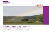Reaching the hearts of Herefordshire - LEADERSHIP CENTRE · Reaching the hearts of Herefordshire 5 Introduction Herefordshire’s residents are rightly proud of their towns, villages