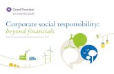 Corporate social responsibility - Grant Thornton International · Corporate social responsibility: beyond financials 2 Corporate social responsibility: beyond financials Investor