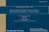 Responding to Cybercrime at Scale: Operation Avalanche A ...€¦ · Responding to Cybercrime at Scale: Operation Avalanche – A Case Study Robert Wainwright1 Director, Europol Frank