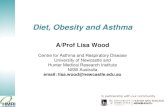 Diet, Obesity and Asthma - Amazon S3 · Lifestyle interventions Weight Loss IN ASTHMA Trial N Design Weight loss Outcomes improved Hakala, 2000 14 Uncontrolled, Diet 8 wk 13.7% PEF,