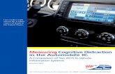 Measuring Cognitive Distraction in the Automobile III · Measuring Cognitive Distraction in the Automobile III: A Comparison of Ten 2015 In-Vehicle Information Systems. (October 2015)