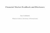 Financial Market Feedback and Disclosure - Wharton Financefinance.wharton.upenn.edu/~itayg/Files/Tsinghua Keynote.pdfItay Goldstein: Financial Market Feedback and Disclosure Tsinghua,