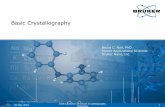 Bruce C. Noll, PhD. Senior Applications Scientist Bruker ... · Crystallography Texts on Crystallography Book 14) 3rd Edition, Kindle Edition • by Jenny Pickworth Glusker, Kenneth
