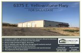 FOR SALE/LEASE - LoopNet · 2018-09-10 · FOR SALE/LEASE • There is a 50 ... Eastgate Travel Plaza Sinclair Truck Stop Sinclair Casper Refinery • 6375 E. Yellowstone Hwy, Evansville,