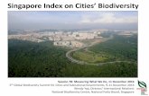 Singapore Index on Cities’ Biodiversitycbc.iclei.org/wp-content/uploads/2017/01/2.-Session-7B...2017/01/02  · Singapore Index on Cities’ Biodiversity Session 7B: Measuring What