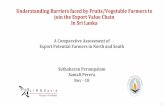 Understanding Barriers faced by Fruits/Vegetable Farmers ... · stakeholders attached to the fruits and vegetable export value chain. In depth discussions were conducted with farmers,