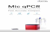 bio molecular systems Mic qPCR - Bonsai Lab...Modern personal design Mic takes up less space on the bench than your lab book. And weighing in at just 2 kg, this is the most portable,