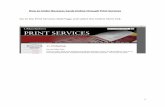 How to Order Business Cards Online through Print Services to Order Business Cards... · 2012-06-04 · 1 How to Order Business Cards Online through Print Services Go to the Print