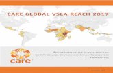 CARE GLOBAL VSLA REACH 2017 · Haiti 36 1,044 Somalia & Somaliland 27 648 Myanmar 25 525 Vietnam 6 150 Total 53,565 1,320,186 CARE has partnered with leading banks, MFIs and mobile