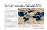 Stock Compensation Under U.S. GAAP and IFRS: Similarities ... · Equity Versus Liability Classification, IFRS Versus U.S. GAAP. FEBRUARY 2012 / THE CPA JOURNAL 35 occurs—a condition