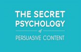 of PERSUASIVE CONTENT - Amazon S3...Adapting persuasive messages to the personality traits… can be an effective way of increasing the messages’ impact J. Hirsh, S. Kang and G.