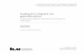 Culture’s impact on gamification - DiVA portal1034890/FULLTEXT01.pdf · 2016-10-13 · Gamification is the usage of game-design elements and game principles in non-game contexts.