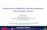 International migration and development: Past, present, futurerefugeesmigrants.un.org/sites/default/files/hovy_escwa_september_2017.pdf · International migration and development: