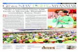 th State Counsellor meets with locals in Myawady ... · Myint Htwe and Dr Win Myat Aye; Deputy Minister U Hla Maw Oo, Chief of Myanmar Police Force Police Lt-Gen Aung Win Oo and officials.