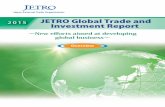 2015 JETRO Global Trade and Investment Report€¦ · JETRO Global Trade and Investment Report 2015 【Disclaimer】 Information provided in this material should be used with the