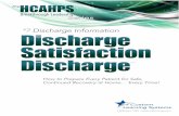 HCAHPS Breakthrough Webinar Series Discharge Satisfaction ... HCAHPS Breakthrough Webinar Series â€“