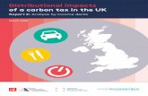 Distributional impacts of a carbon tax in the UK · 2. Different features of carbon tax design 8 Uniform versus differentiated carbon tax 8 Phased-in carbon tax 8 Border carbon adjustments