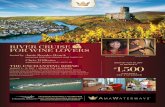 RIVER CRUISE FOR WINE LOVERS - Amazon Web Servicesbrookswines.s3-us-west-2.amazonaws.com/wp-content/uploads/2017/03/05224621/FLYER...Aug 6 Breisach Riquewihr walking tour OR Breisach