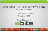 One Server, 3.4M page views a day - 2bits.com · Regular 404 handling in Drupal causes scalability issues – Full bootstrap of Drupal (CPU and database) – Logs to the watchdog