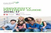 UNIVERSITY PATHWAY GUIDE 2016 /17 · 4 Navitas North America University pathway guide 2016/17 Navitas USA pathways Navitas USA offers an Undergraduate Pathway Program (UPP) and a