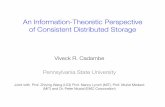 An Information-Theoretic Perspective of Consistent ...dimacs.rutgers.edu/Workshops/Next15/Slides/Cadambe.pdf · • Modern key-value stores - Amazon Dynamo DB, Couch DB, Apache Cassandra