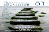 THE 2007 ISSUE PROFESSIONAL COUNSELLOR 01 · 2016-07-20 · THE PROFESSIONAL COUNSELLOR Issue 01, 2007 Editors: Editor in Chief- Simon Clarke Senior Editor- Sandra Poletto Assistant