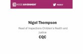 Nigel Thompson - Inside Government · In Middlesborough, children, young people and families who were not making sufficient progress in early intervention programmes were discussed