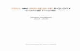 CELL and MOLECULAR BIOLOGY Graduate Program · 2020-05-05 · CELL and MOLECULAR BIOLOGY Graduate Program Student Handbook 2019 - 2020 THE UNIVERSITY OF TEXAS AT AUSTIN. 2 Welcome!