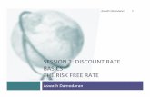 SESSION&3:&DISCOUNT&RATE& BASICS& THE&RISK&FREE&RATE&people.stern.nyu.edu/adamodar/pdfiles/valonlineslides/session3.pdf · 5! The&CAPM:&Costof&Equity&! While&the&CAPM(and&the&CAPMbeta)&has&come&in&for&wellT