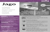 Brochure Jago - Fronte - ENG - Sofia Locks Jago...Jago is a technological pla/orm composed of a remote Access Control System, smartphone applica9ons and smart door locks. It is designed