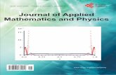 Journal of Applied Mathematics and Physics, 2016, 4, 979-1178 · 2016-07-12 · The figure on the front cover is from the article published in Journal of Applied Mathematics and Physics,