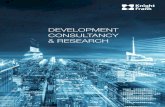 DEVELOPMENT CONSULTANCY & RESEARCHDEVELOPMENT CONSULTANCY … · Our development consultancy and research team takes a multi-disciplinary approach to assist investors, owners, developers,