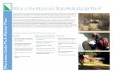 What is the Muckross State Park Master Plan?Muckross State Park Master Plan In July of 2016, the Vermont Department of Forests, Parks, and Recreation (FPR) accepted the donation of