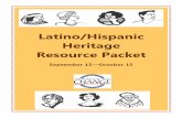 Latino/Hispanic Heritage Resource Packet - mas tx …...Latino/Hispanic Heritage Resource Packet Table of Contents Beyond Tacos and Mariachis: Making Latino/Hispanic Heritage Month