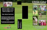 USSSA Golfusssa.com/docs/2015/GolfBrochure_2015.pdfUSSSA Golf as initiated to provide more nior olf events, alloin more nior players te opportnity to compete at teir respective level