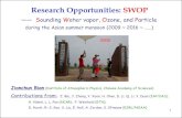 Research Opportunities: SWOP · 1. SWOP data: ATAL, satellite validation, TTL structure, supersaturation-cirrus, cirrus-aerosol coupling, dynamical transport, …; Trend and case