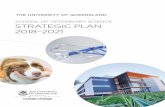 SCHOOL OF VETERINARY SCIENCE STRATEGIC PLAN 2018–2021 · THE UNIVERSITY OF QUEENSLAND • School of Veterinary Science Strategic Plan 2018–2021 1 INTRODUCTION A Strategic Plan