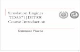Simulation Engines TDA571|DIT030 Course Introduction · IDC | Interaction Design Collegium Learning Outcomes Understand the typical structure of simulation engines and the requirements