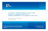 Global Employment Law and Equity Compensation Developments .../media/Files/Insights/... · companies entering new countries Engagement options Documentation Mobile employees and expatriate