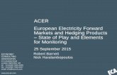 ACER European Electricity Forward Markets and Hedging ... · ECONOMIC CONSULTING ASSOCIATES 41 Lonsdale Road London NW6 6RA UK tel +44 (0)20 7604 4545 fax +44 (0)20 7604 4547 email: