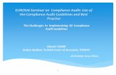 EUROSAI Seminar on Compliance Audit: Use of the … in Implementation of...The Challenges in Implementing Of Compliance Audit Guidelines Issues arising from poor-defined concepts in
