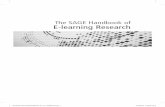 The SAGE Handbook of E-learning Research · INTRODUCTION The publication of the second edition of the SAGE Handbook of E-learning Research attests to the continued need for study
