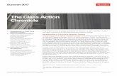 The Class Action Chronicle - Skadden€¦ · The Class Action Chronicle This edition focuses on rulings issued between February 15, 2017, and May 15, 2017, and begins with an article
