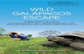 WILD GALÁPAGOS ESCAPE - Betchart Expeditions FINAL.pdf · To reserve your space on the Wild Galápagos Escape voyage, please return the reservation form or call 800-252-4910. Sincerely,